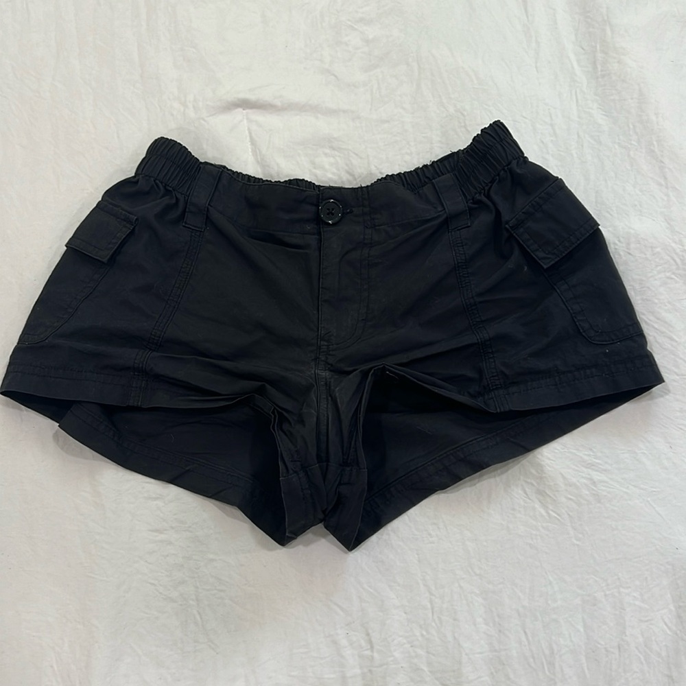 Black Cargo Shorts